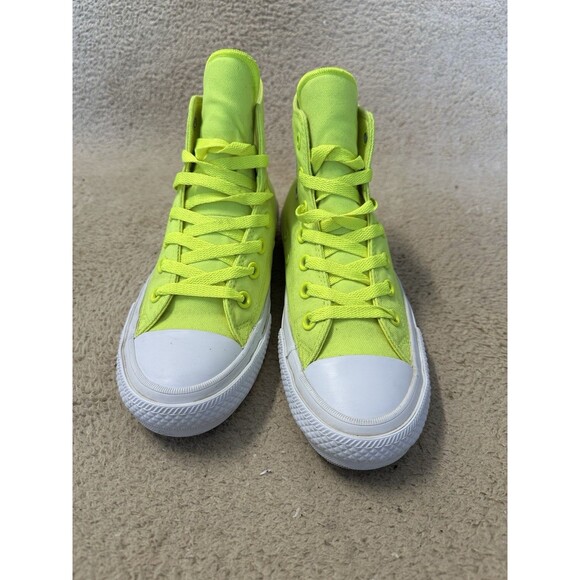Converse Yellow High-Top Athletic Shoes - Picture 2 of 9